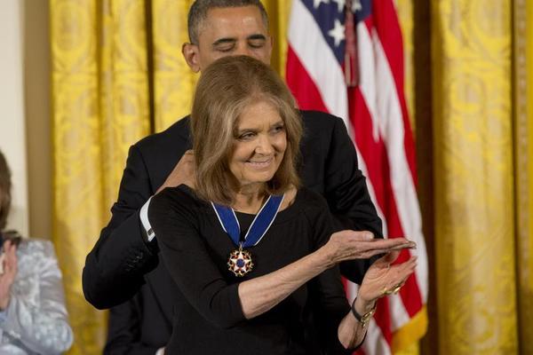 President Obama’s award of the Presidential Medal of Freedom to feminist icon Gloria Steinem 