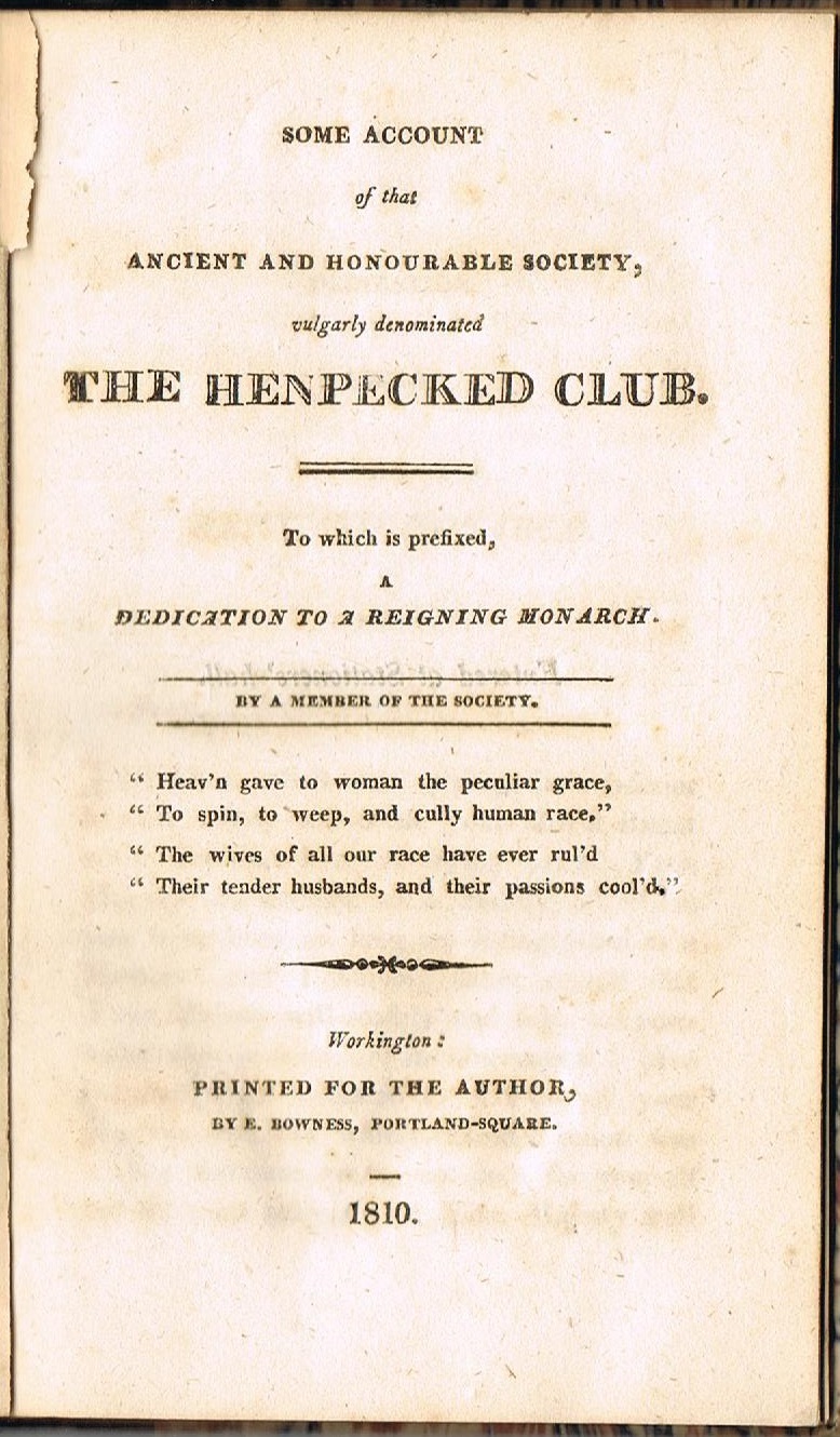 Henpecked Club cover-page single