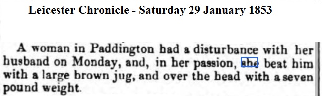 1853 Leicester Chronicle - Saturday 29 January 1853