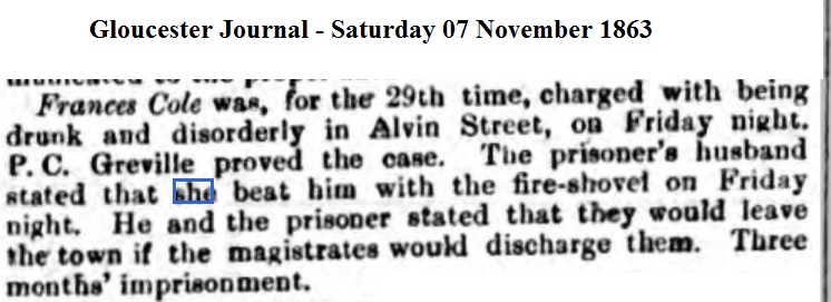 1863 Gloucester Journal - Saturday 07 November 1863