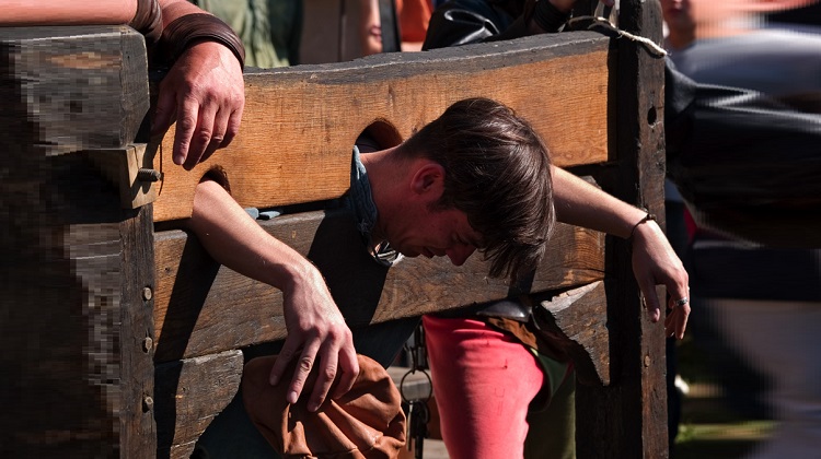 Pillory stocks commons